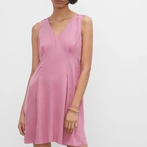 NWT Club Monaco Silk Mini Dress Pink Rose